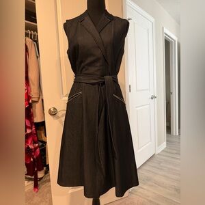 Elegant Black Sleeveless Dress